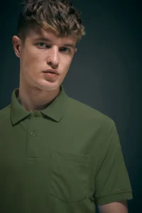 Olive Green Smart Tech Pocket + Polo